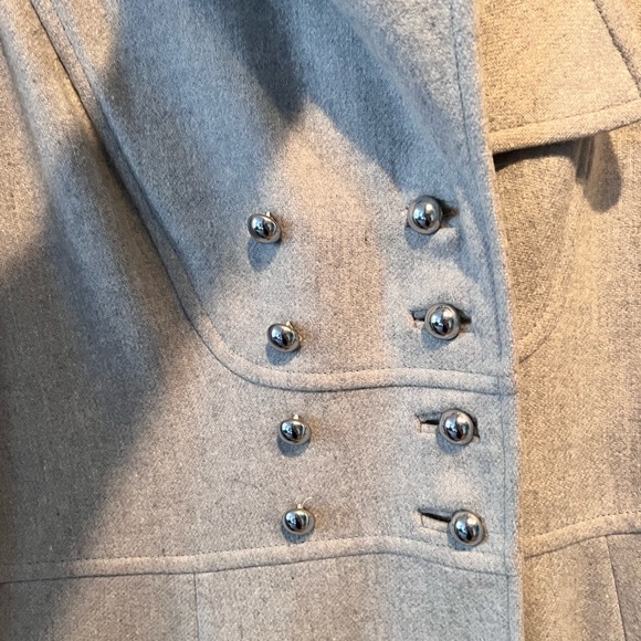 Beautiful grey wool vintage coat - Picture 6 of 12